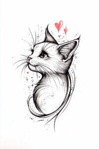 animals – tattoo design ideas free ai generated – neotraditional-artistic-contrast – for-lower-thigh – Gallery: news-inkby-ai