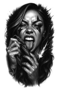 animals-with-contour – tattoo design ideas free ai generated – realism-visual-truth – for-nape – Gallery: news-inkby-ai