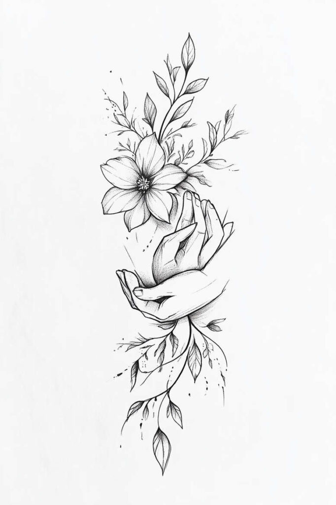 animals-with-dots – tattoo design ideas free ai generated – surrealism-vibrant-contrasts – for-fingers – Gallery: news-inkby-ai