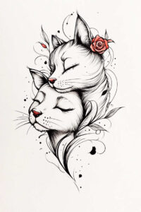 animals-with-expression – tattoo design ideas free ai generated – realism-realistic-color – for-hand – Gallery: news-inkby-ai