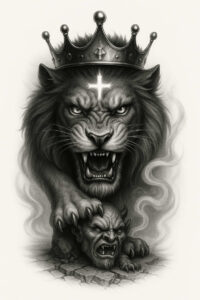 animals-with-lines – tattoo design ideas free ai generated – realism-depth-shading – for-lower-leg – Gallery: news-inkby-ai