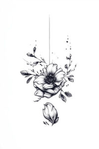 animals-with-ornament – tattoo design ideas free ai generated – neotraditional-strong-contrast – for-lower-chest – Gallery: news-inkby-ai