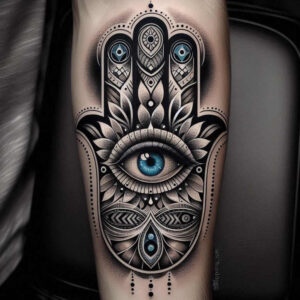 animals-with-ornamental-details – tattoo design ideas free ai generated – neotraditional-bold-highlights – for-thigh – Gallery: news-inkby-ai