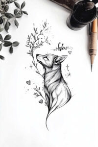 animals-with-shading – tattoo design ideas free ai generated – realism-illustrative-style – for-thigh – Gallery: news-inkby-ai