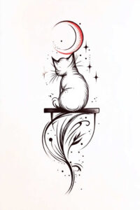 animals-with-spiritual-motif – tattoo design ideas free ai generated – neotraditional-modern-classic – for-sternum – Gallery: news-inkby-ai