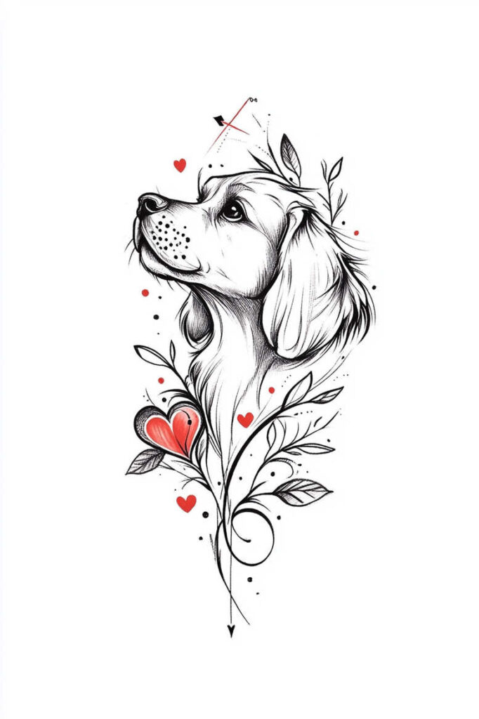 animals-with-wave – tattoo design ideas free ai generated – neotraditional-vintage-influence – for-shin – Gallery: news-inkby-ai