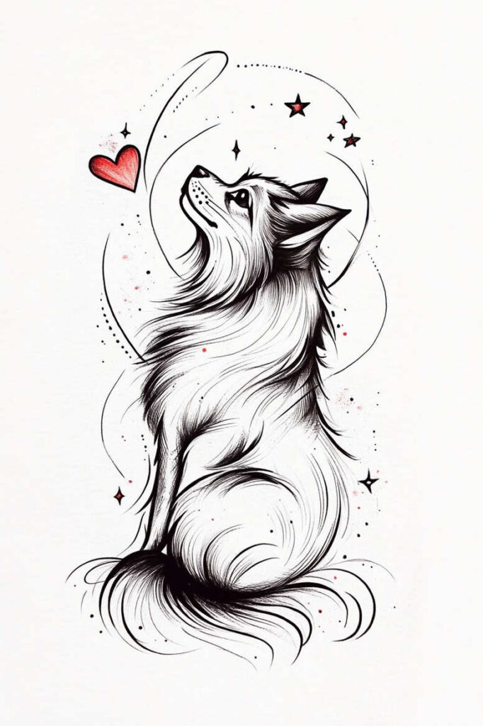 animals-with-wave – tattoo design ideas free ai generated – realism-optical-illusion – for-upper-shoulder – Gallery: news-inkby-ai