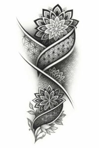 avant-garde-tattoos – tattoo design ideas free ai generated – surrealism-unearthly – for-back-of-neck – Gallery: news-inkby-ai