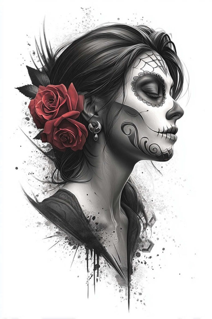 breakthrough-projects-for-men – tattoo design ideas free ai generated – realism-clean-whites – for-neck – Gallery: news-inkby-ai