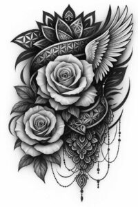 breakthroughs – tattoo design ideas free ai generated – neotraditional-bold-texture – for-wrist-side – Gallery: news-inkby-ai