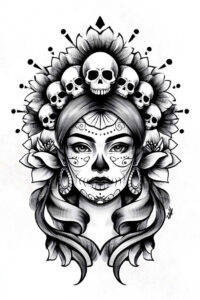 contemporary-motifs – tattoo design ideas free ai generated – surrealism-altered-reality – for-ankle – Gallery: news-inkby-ai