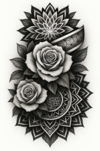 creativity – tattoo design ideas free ai generated – realism-realistic-contrast – for-upper-shoulder – Gallery: news-inkby-ai
