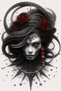 creativity – tattoo design ideas free ai generated – surrealism-dynamic-shapes – for-inner-arm – Gallery: news-inkby-ai