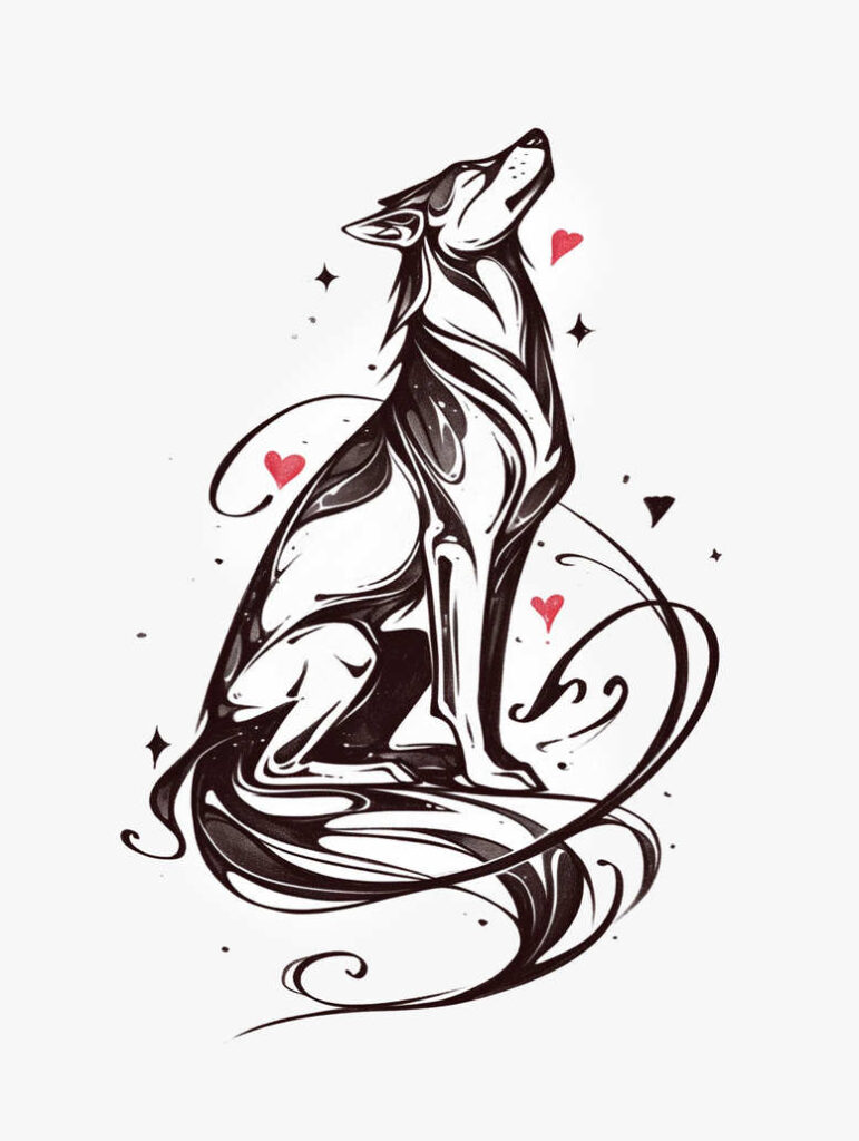 domestic-animals – tattoo design ideas free ai generated – neotraditional-saturated-hues – for-biceps – Gallery: news-inkby-ai