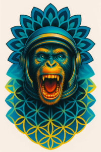 evolution – tattoo design ideas free ai generated – neotraditional-layered-inks – for-scapula – Gallery: news-inkby-ai