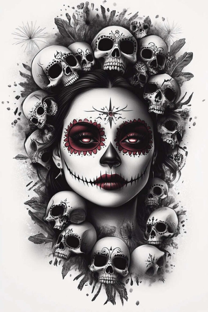 experiments – tattoo design ideas free ai generated – neotraditional-accent-shading – for-upper-shoulder – Gallery: news-inkby-ai