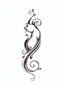 fauna – tattoo design ideas free ai generated – realism-ink-precision – for-calf – Gallery: news-inkby-ai