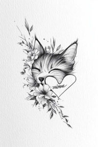 forest-animals – tattoo design ideas free ai generated – neotraditional-detailed-linework – for-forearm – Gallery: news-inkby-ai