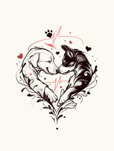 forest-animals – tattoo design ideas free ai generated – realism-moist-effect – for-sternum – Gallery: news-inkby-ai