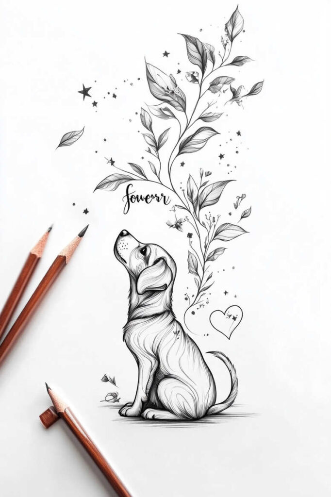 forest-animals – tattoo design ideas free ai generated – surrealism-enigmatic-light – for-lower-back – Gallery: news-inkby-ai