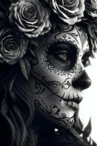 fresh-design – tattoo design ideas free ai generated – neotraditional-dynamic-color – for-lower-thigh – Gallery: news-inkby-ai