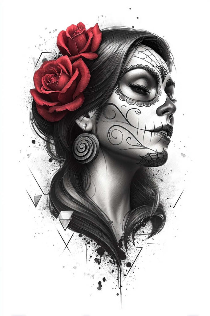 fresh-design – tattoo design ideas free ai generated – realism-living-skin – for-upper-thigh – Gallery: news-inkby-ai