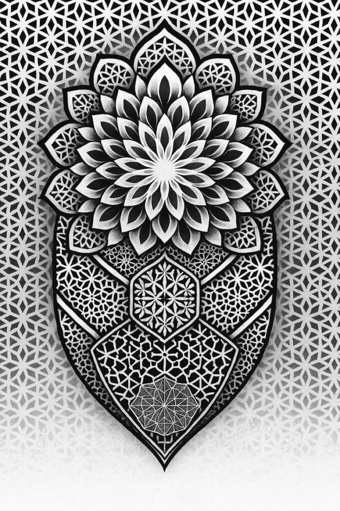fresh-design – tattoo design ideas free ai generated – realism-natural-luminosity – for-lower-leg – Gallery: news-inkby-ai