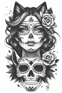 freshness – tattoo design ideas free ai generated – realism-highlighted-contrast – for-abdomen – Gallery: news-inkby-ai