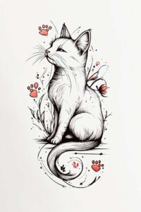 geometric-animals – tattoo design ideas free ai generated – surrealism-morphic – for-arm – Gallery: news-inkby-ai