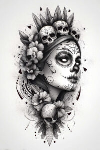 innovations – tattoo design ideas free ai generated – surrealism-unconscious-imagery – for-lower-back – Gallery: news-inkby-ai