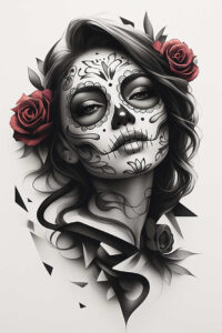 inspirations – tattoo design ideas free ai generated – neotraditional-subtle-tone – for-full-back – Gallery: news-inkby-ai