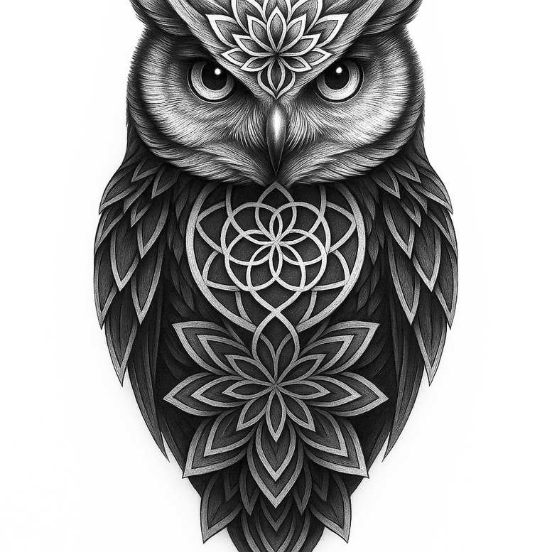 modern-patterns – tattoo design ideas free ai generated – neotraditional-bold-highlights – for-lower-thigh – Gallery: news-inkby-ai