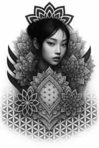modern-patterns – tattoo design ideas free ai generated – realism-true-rendering – for-heel – Gallery: news-inkby-ai