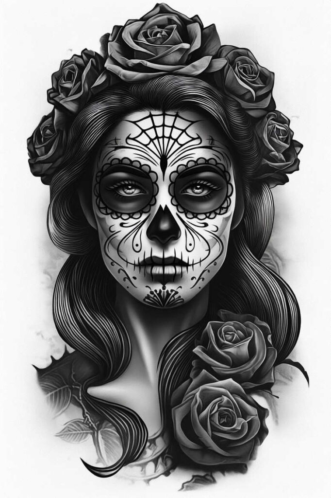 modern-tattoos – tattoo design ideas free ai generated – neotraditional-rich-shading – for-lower-leg – Gallery: news-inkby-ai