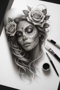 modern-tattoos – tattoo design ideas free ai generated – realism-high-resolution-tattoo – for-upper-back – Gallery: news-inkby-ai