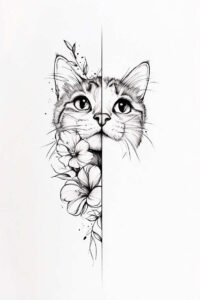 mystical-animals – tattoo design ideas free ai generated – surrealism-shimmering-forms – for-toe – Gallery: news-inkby-ai