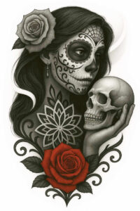 new-direction – tattoo design ideas free ai generated – neotraditional-bold-texture – for-outer-arm – Gallery: news-inkby-ai