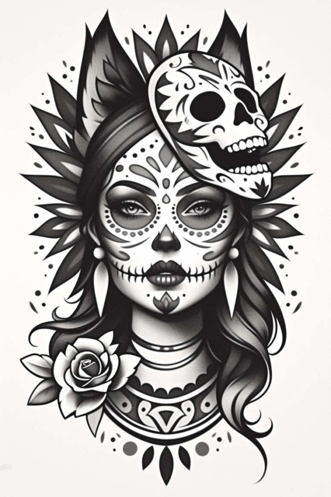 new-direction – tattoo design ideas free ai generated – neotraditional-enhanced-shading – for-forearm – Gallery: news-inkby-ai