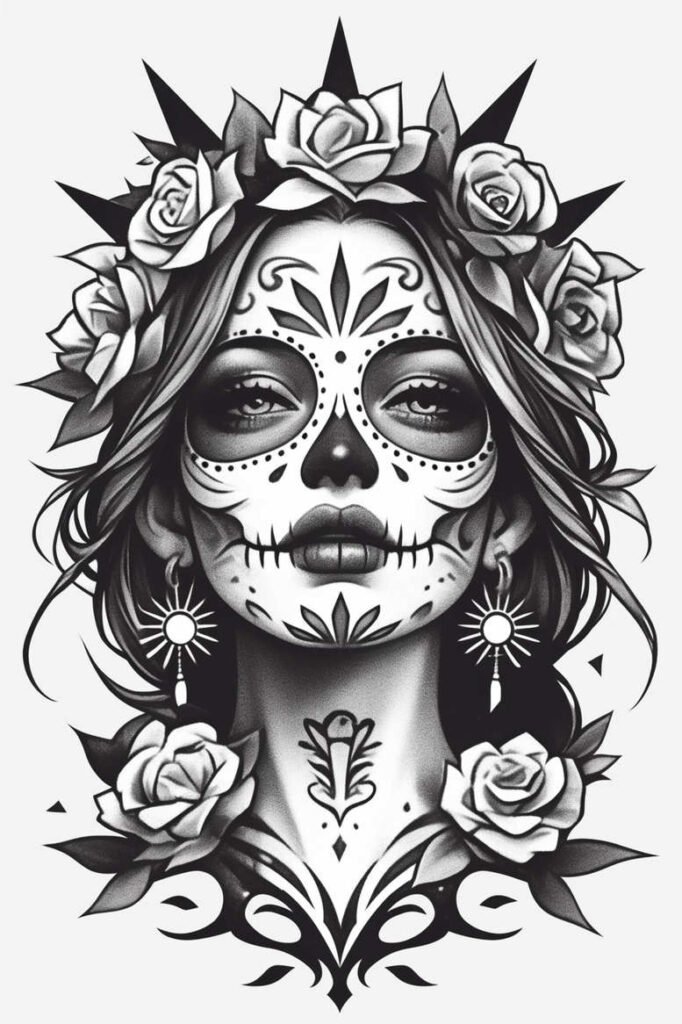 new-era – tattoo design ideas free ai generated – realism-light-and-shadow-play – for-back-of-neck – Gallery: news-inkby-ai