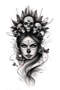 new-era – tattoo design ideas free ai generated – realism-real-shadows – for-lower-thigh – Gallery: news-inkby-ai