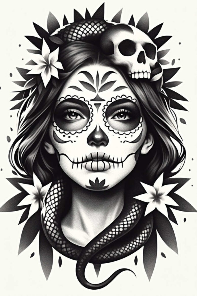 new-era – tattoo design ideas free ai generated – surrealism-hallucinogenic – for-side – Gallery: news-inkby-ai