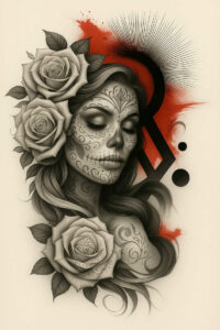 new-inspirations – tattoo design ideas free ai generated – neotraditional-dynamic-color – for-shoulder – Gallery: news-inkby-ai