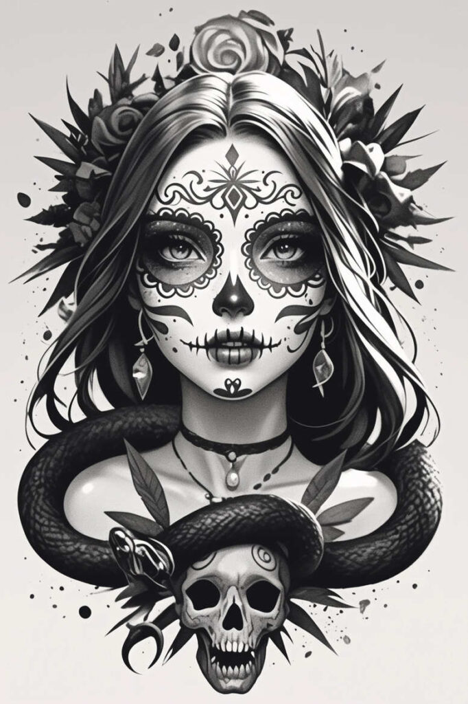 new-possibilities – tattoo design ideas free ai generated – neotraditional-bold-color-blocks – for-ankle – Gallery: news-inkby-ai