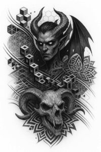 new-style – tattoo design ideas free ai generated – realism-lifelike-eyes – for-chest – Gallery: news-inkby-ai