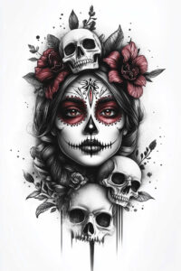 new-techniques – tattoo design ideas free ai generated – neotraditional-balanced-tones – for-ankle – Gallery: news-inkby-ai