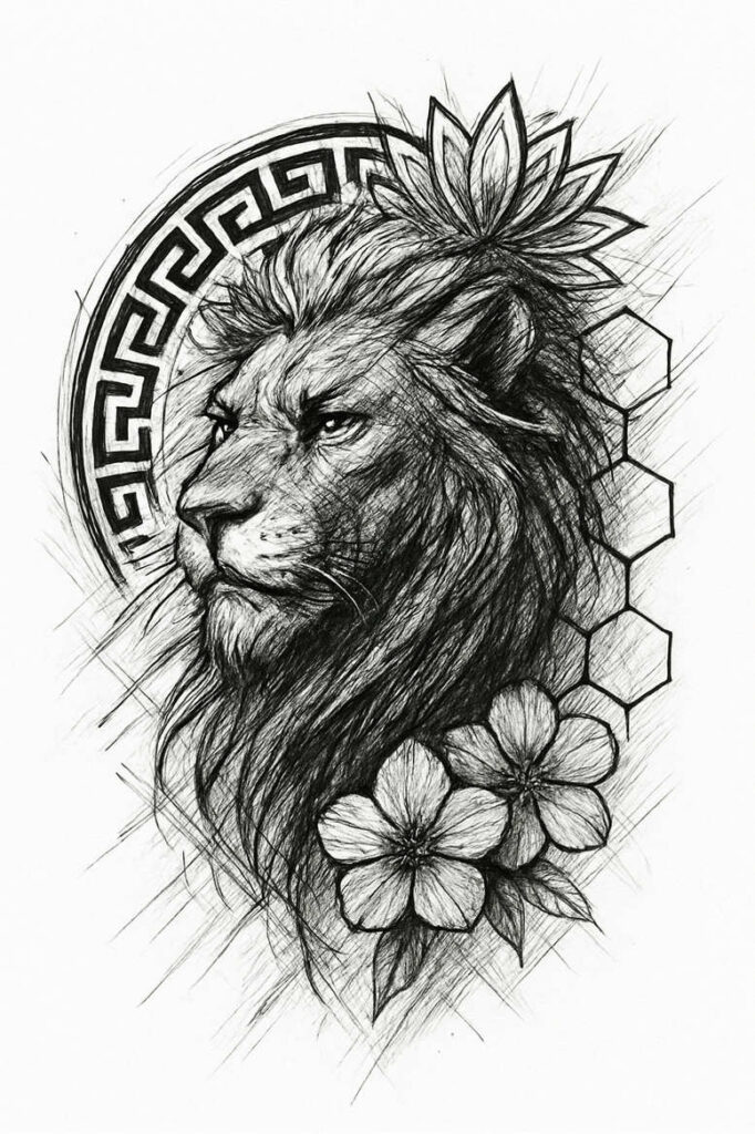 news – tattoo design ideas free ai generated – neotraditional-refined-color-palette – for-foot – Gallery: news-inkby-ai
