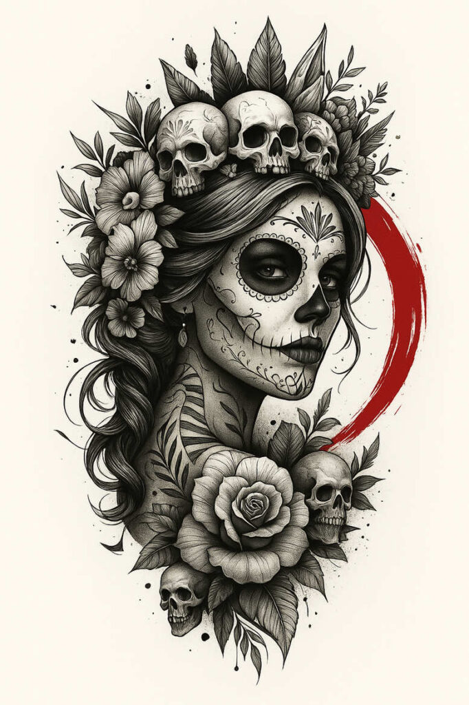 originality – tattoo design ideas free ai generated – realism-color-precision – for-nape – Gallery: news-inkby-ai