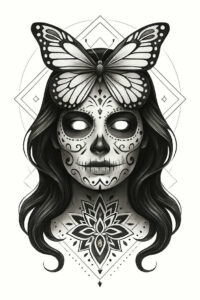 pioneering-projects – tattoo design ideas free ai generated – surrealism-distorted-perspective – for-neck – Gallery: news-inkby-ai