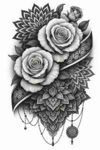 progress – tattoo design ideas free ai generated – neotraditional-artistic-contrast – for-hand – Gallery: news-inkby-ai