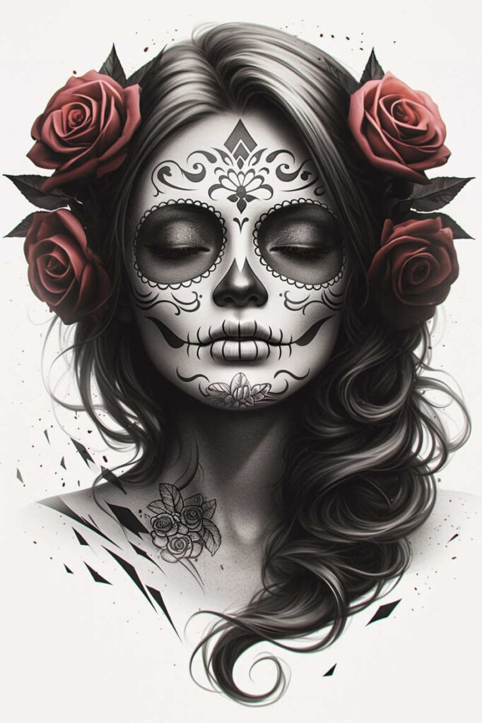 progress – tattoo design ideas free ai generated – realism-mirrored-effect – for-back – Gallery: news-inkby-ai